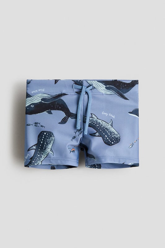 Printed swimming trunks