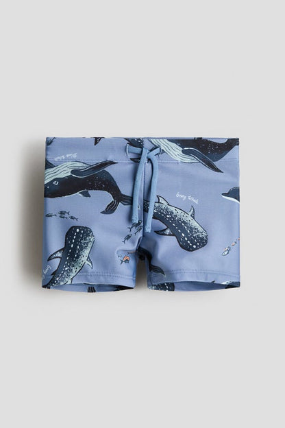 Printed swimming trunks