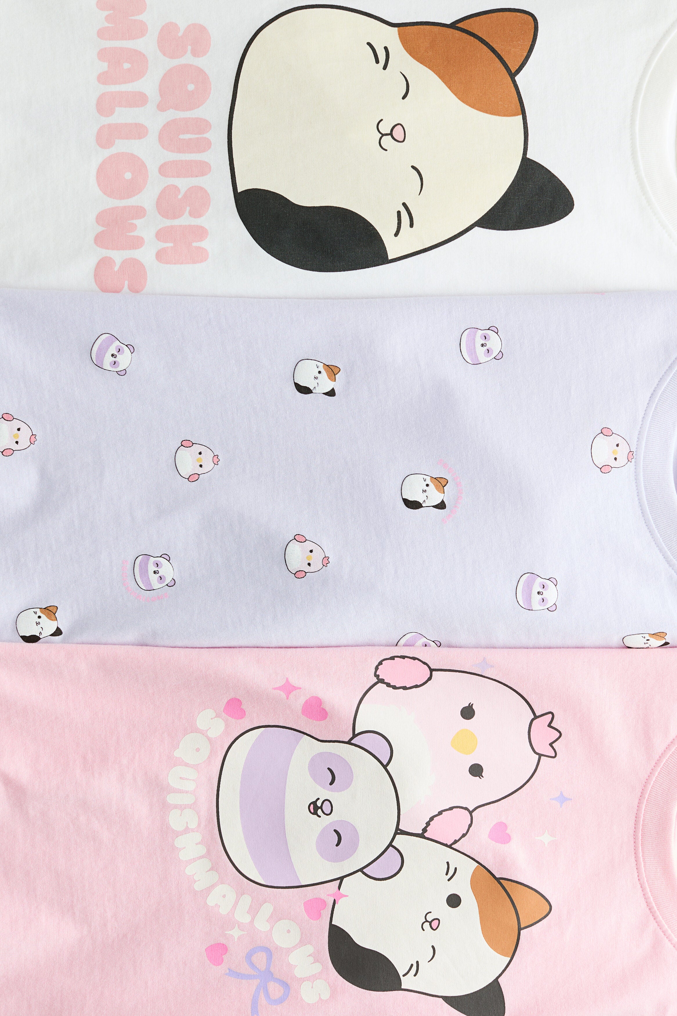 3-pack printed jersey tops