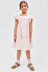 Flared cotton dress - Light Pink Cherries / 1.5-2 Years