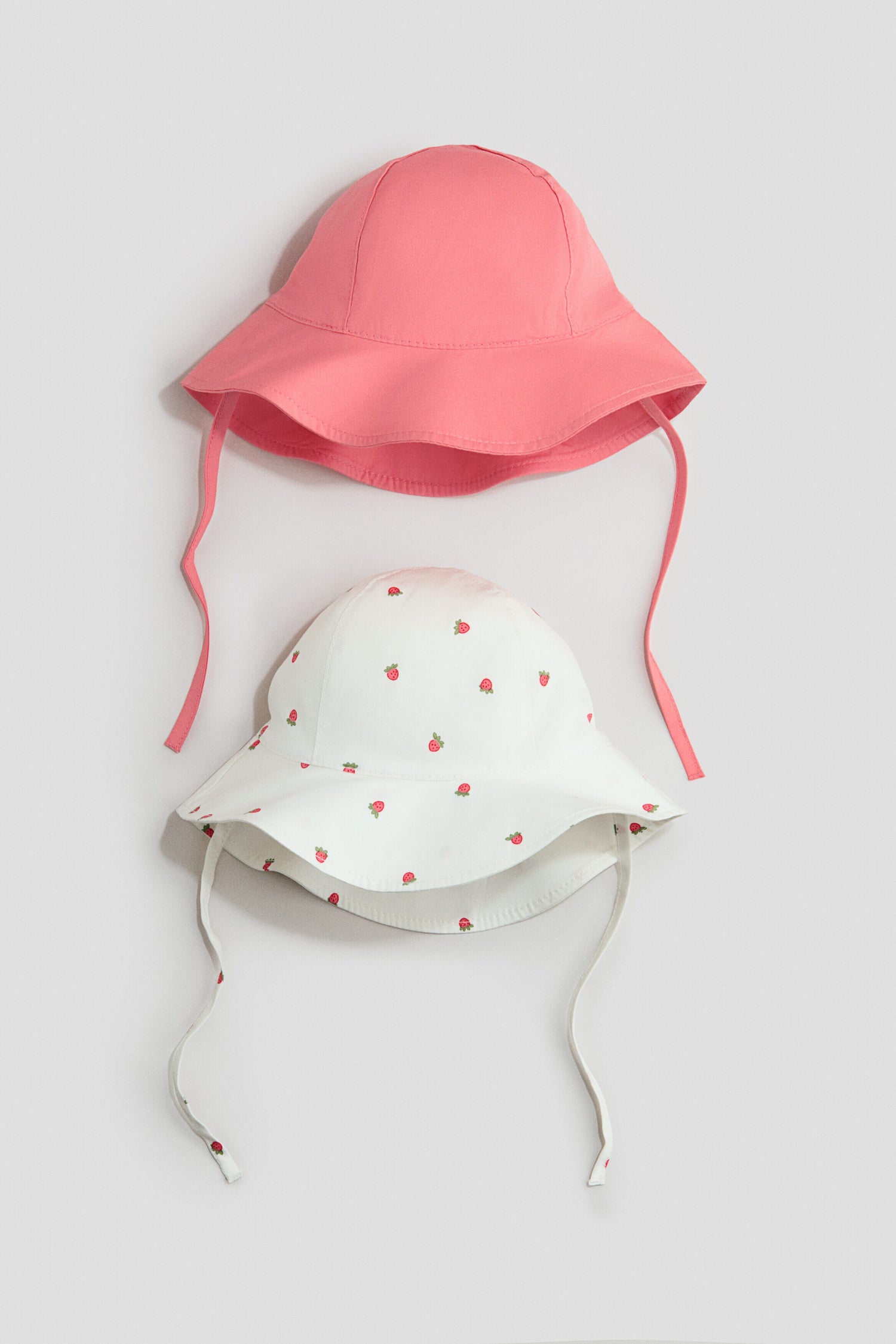 2-pack cotton sun hats - 12M