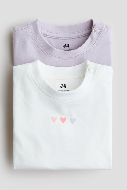 2-pack cotton T-shirts