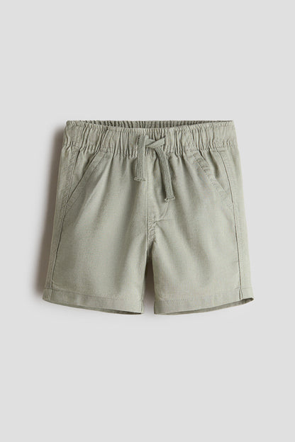 Linen-blend shorts - 12M