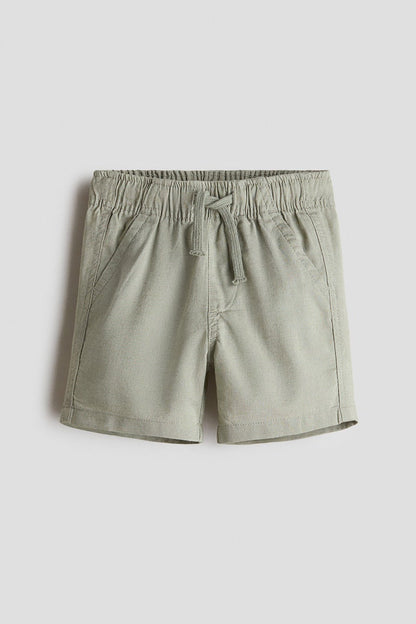 Linen-blend shorts Image 1 of 2