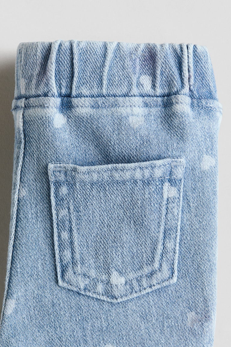 Flared jersey leggings