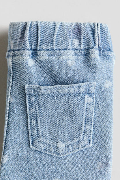 Flared jersey leggings