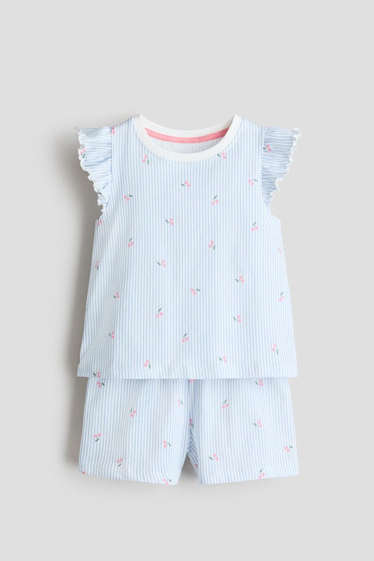 Patterned cotton pyjamas