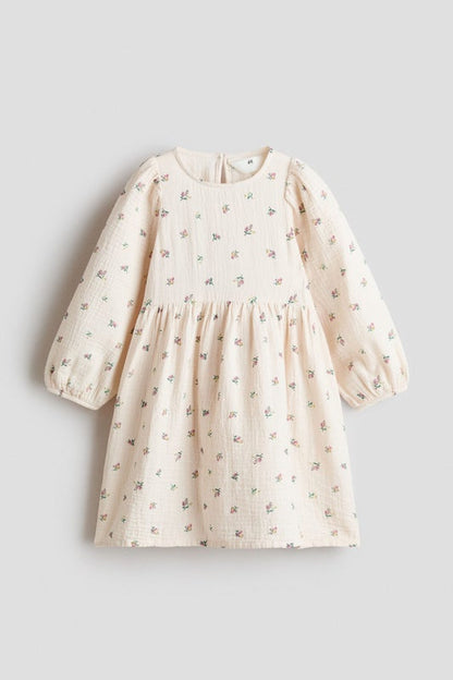 Cotton muslin dress
