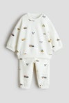 2-piece printed sweatshirt set