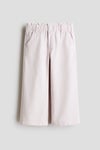 Wide leg paper bag jeans