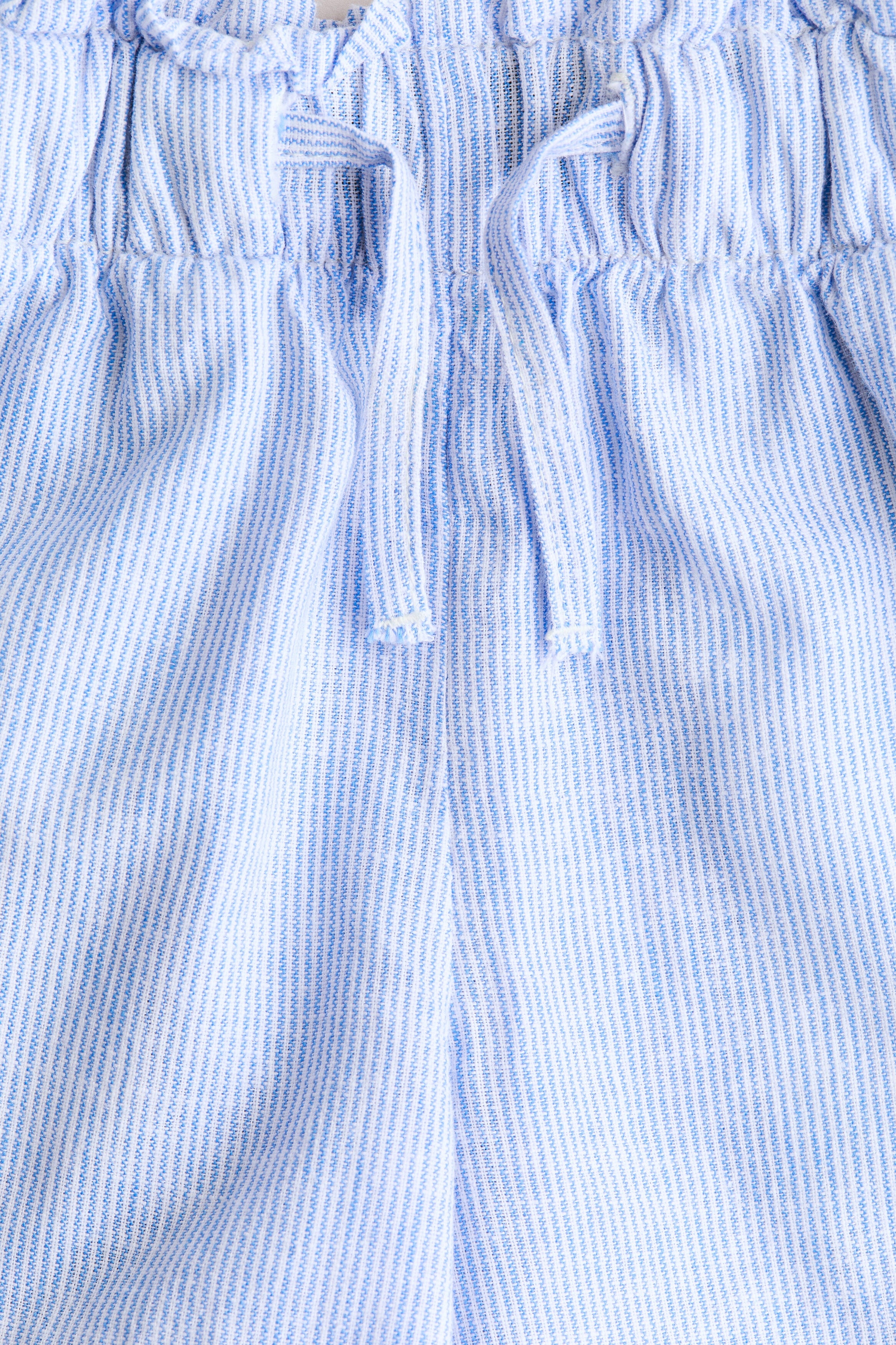 Linen-blend shorts