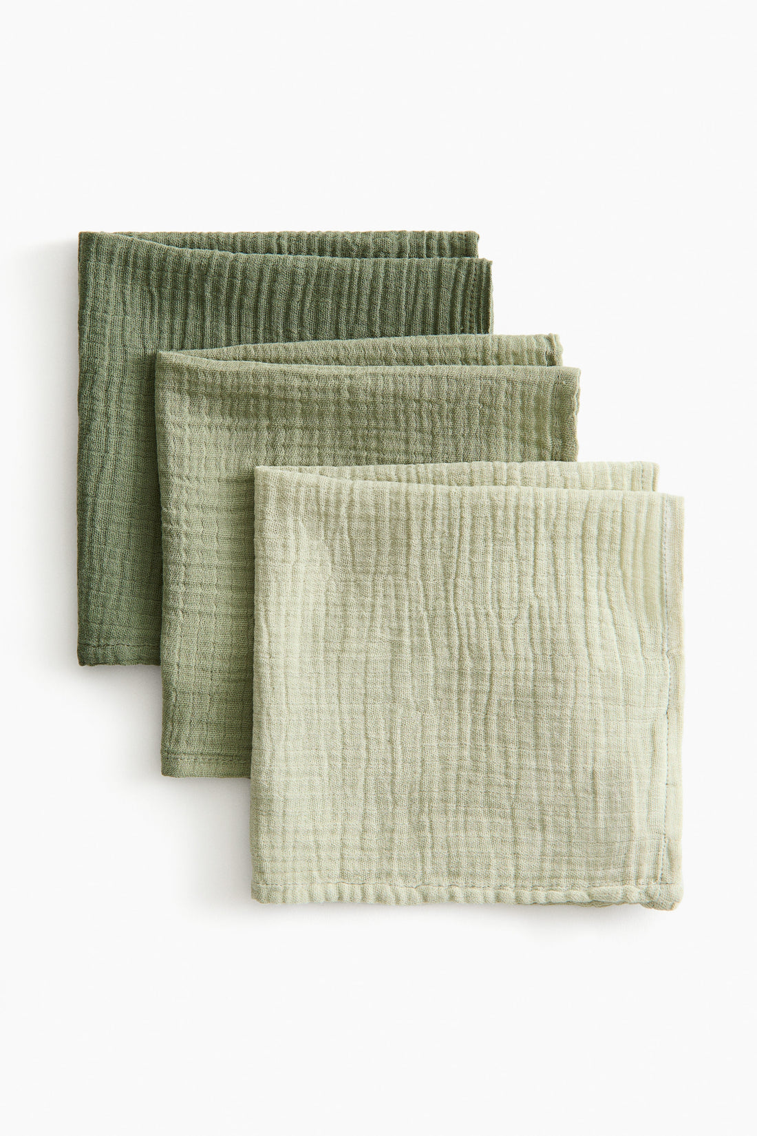 3-pack muslin comfort blankets