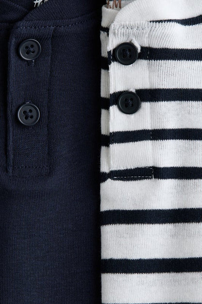 2-pack Henley T-shirts