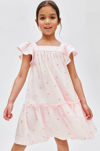 Flared cotton dress