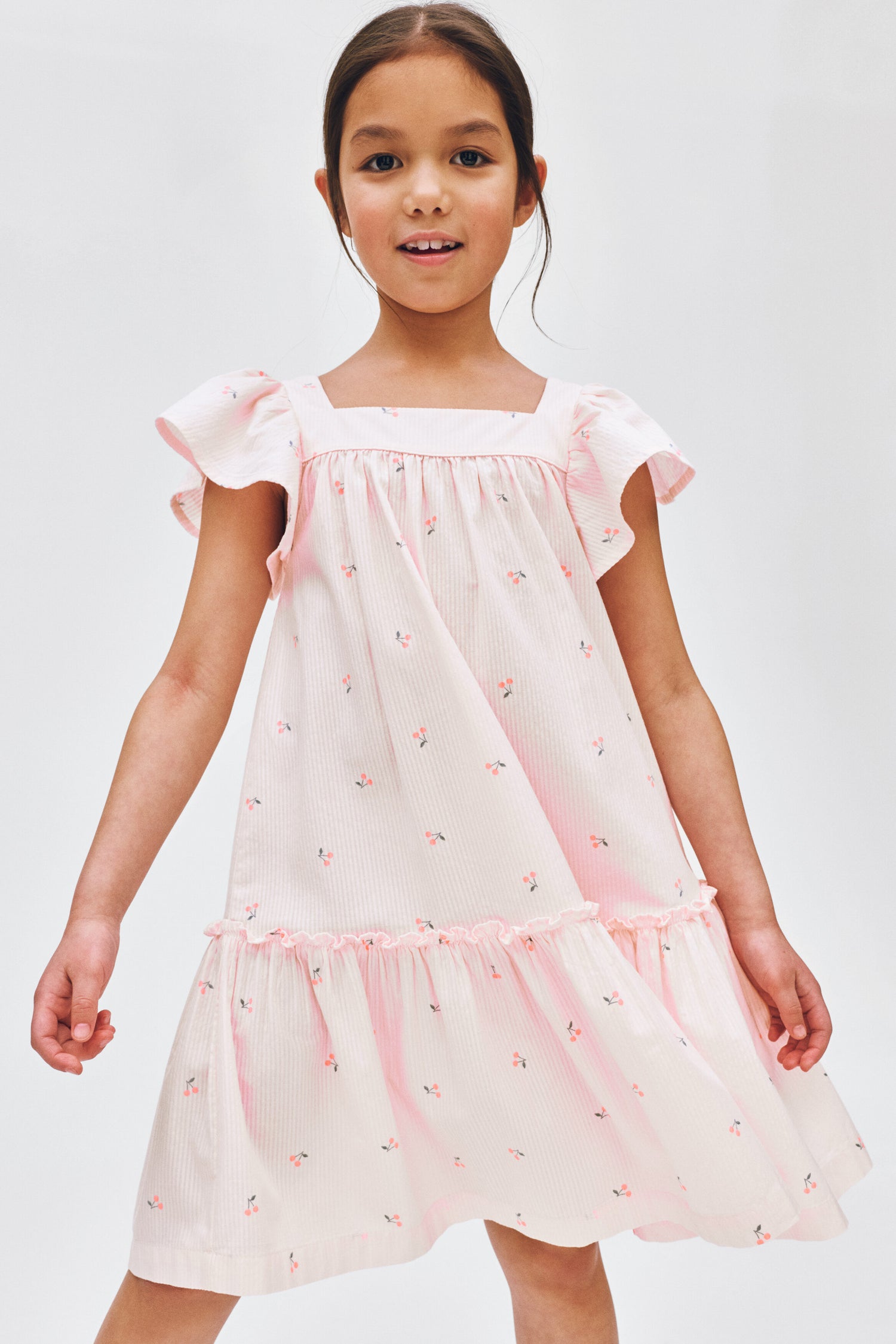 Flared cotton dress