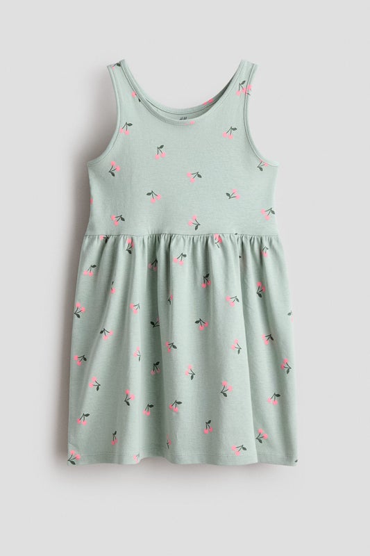 Patterned cotton dress