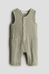Cotton muslin romper suit - 2Y