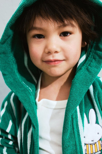 Appliquéd dressing gown