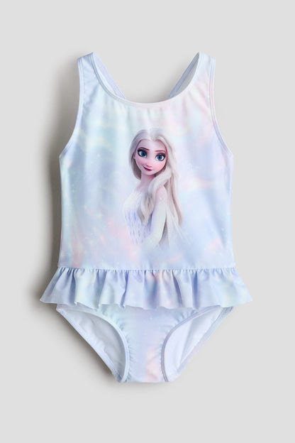 Printed swimsuit - White Frozen / 8-10 Years
