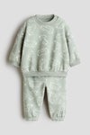 2-piece printed sweatshirt set
