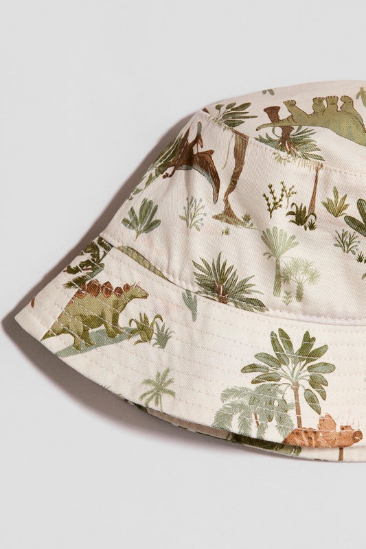 Printed bucket hat