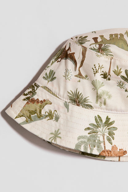 Printed bucket hat