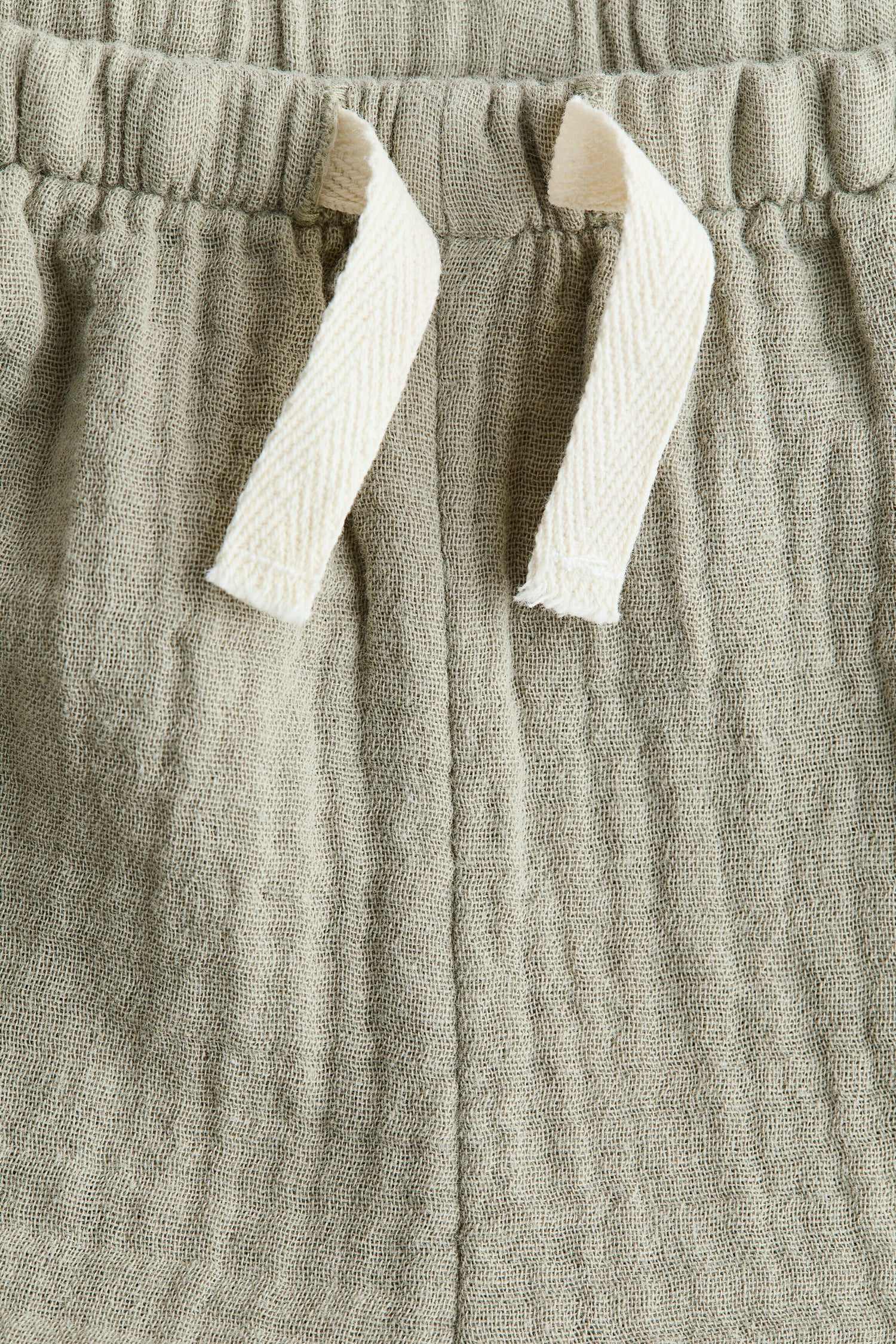 Cotton muslin shorts