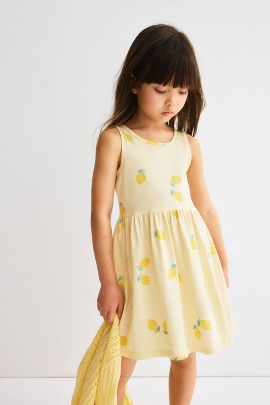 Patterned cotton dress