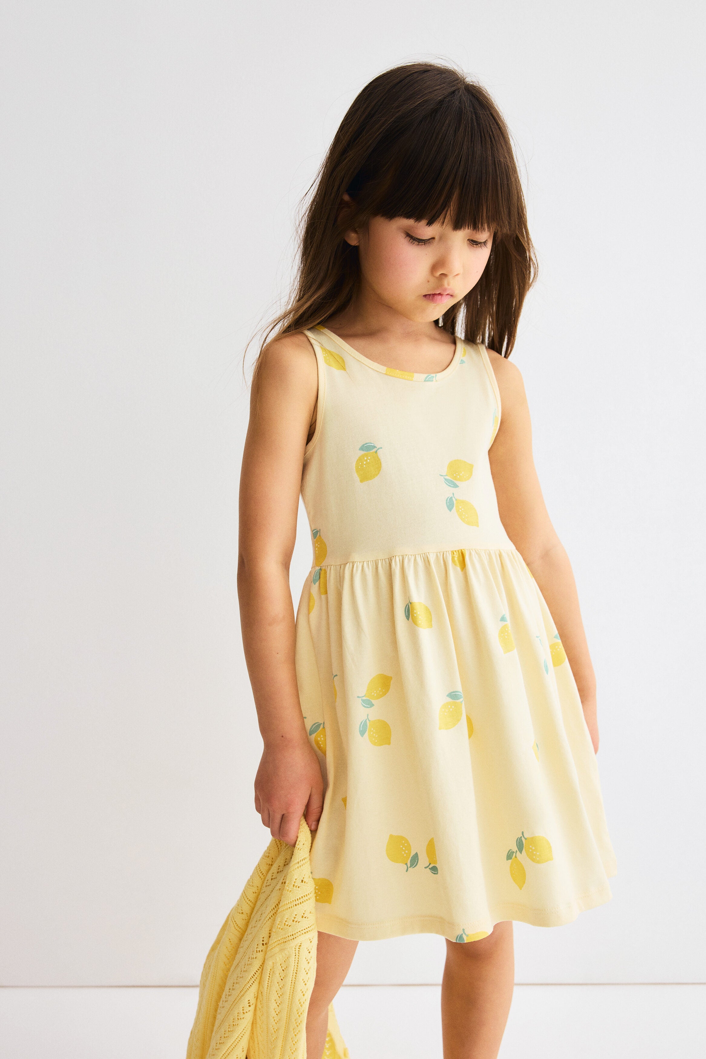 Patterned cotton dress