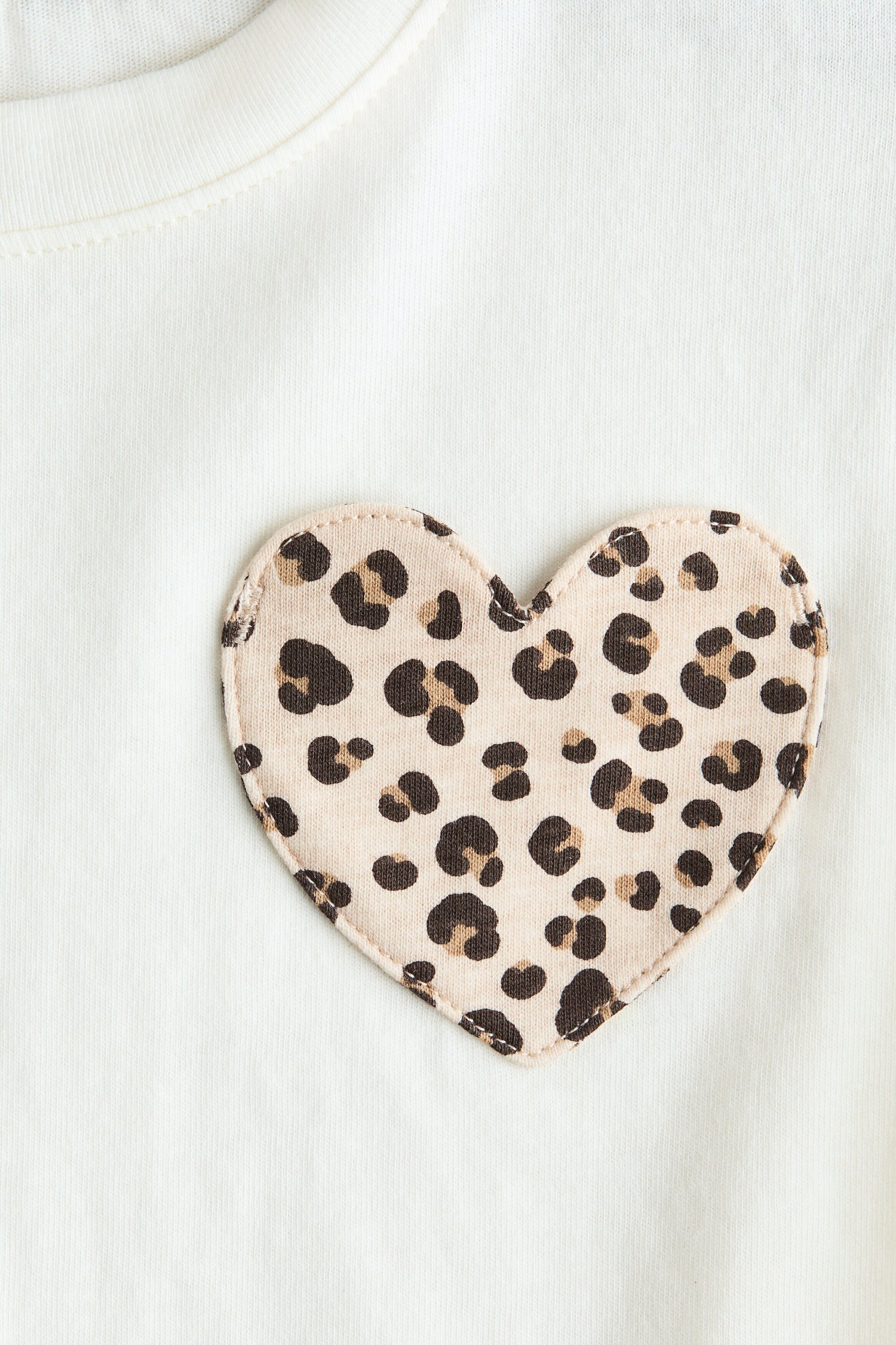 Motif-detail T-shirt