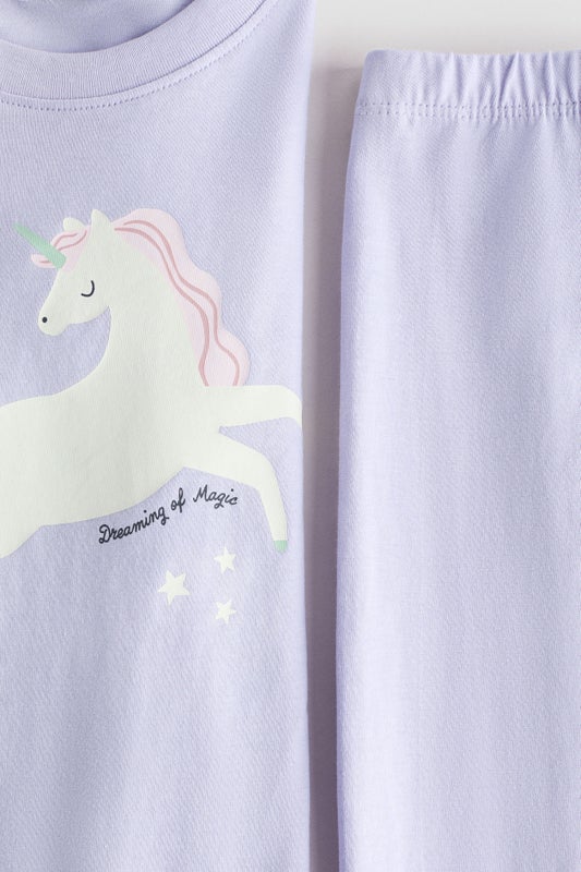 Printed cotton pyjamas