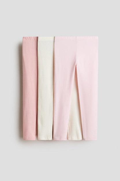 3-pack cotton jersey leggings
