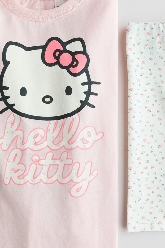 2-piece printed cotton set