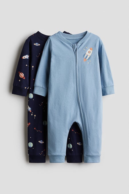 2-pack patterned cotton pyjamas