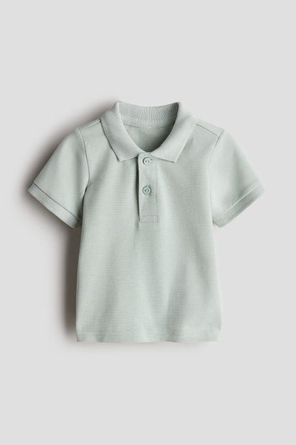 Cotton piqué polo shirt