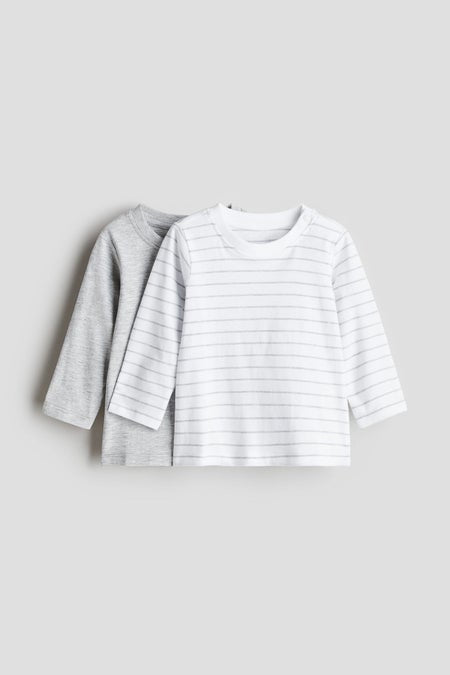2-pack long-sleeved jersey tops