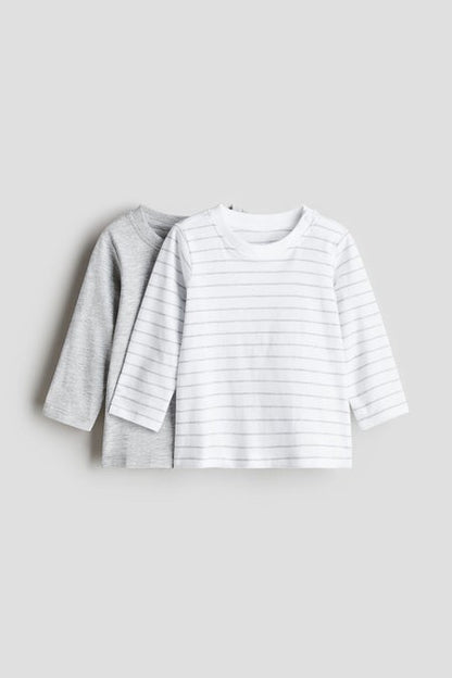 2-pack long-sleeved jersey tops