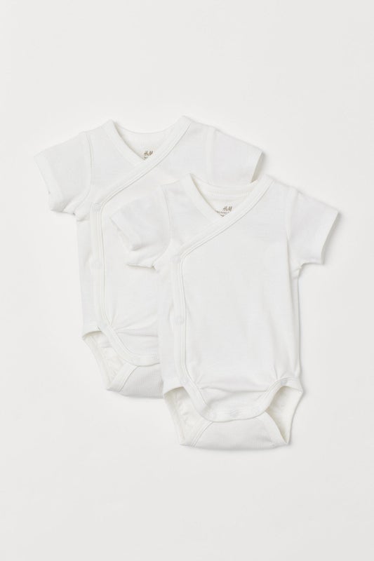 2-pack short-sleeved bodysuits