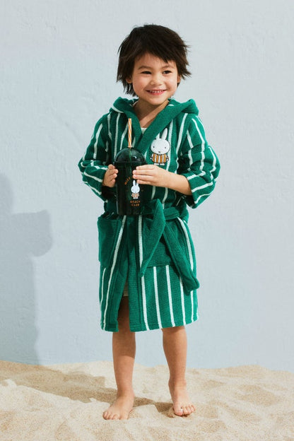 Appliquéd dressing gown