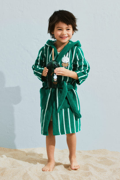Appliquéd dressing gown