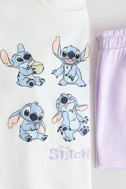 Printed cotton pyjamas