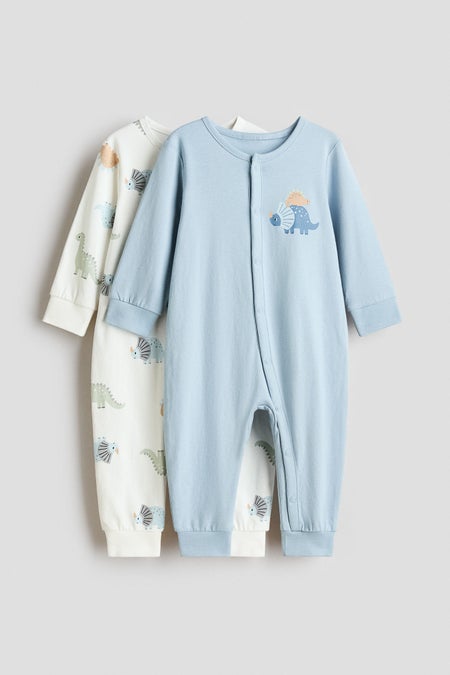 2-pack patterned cotton pyjamas