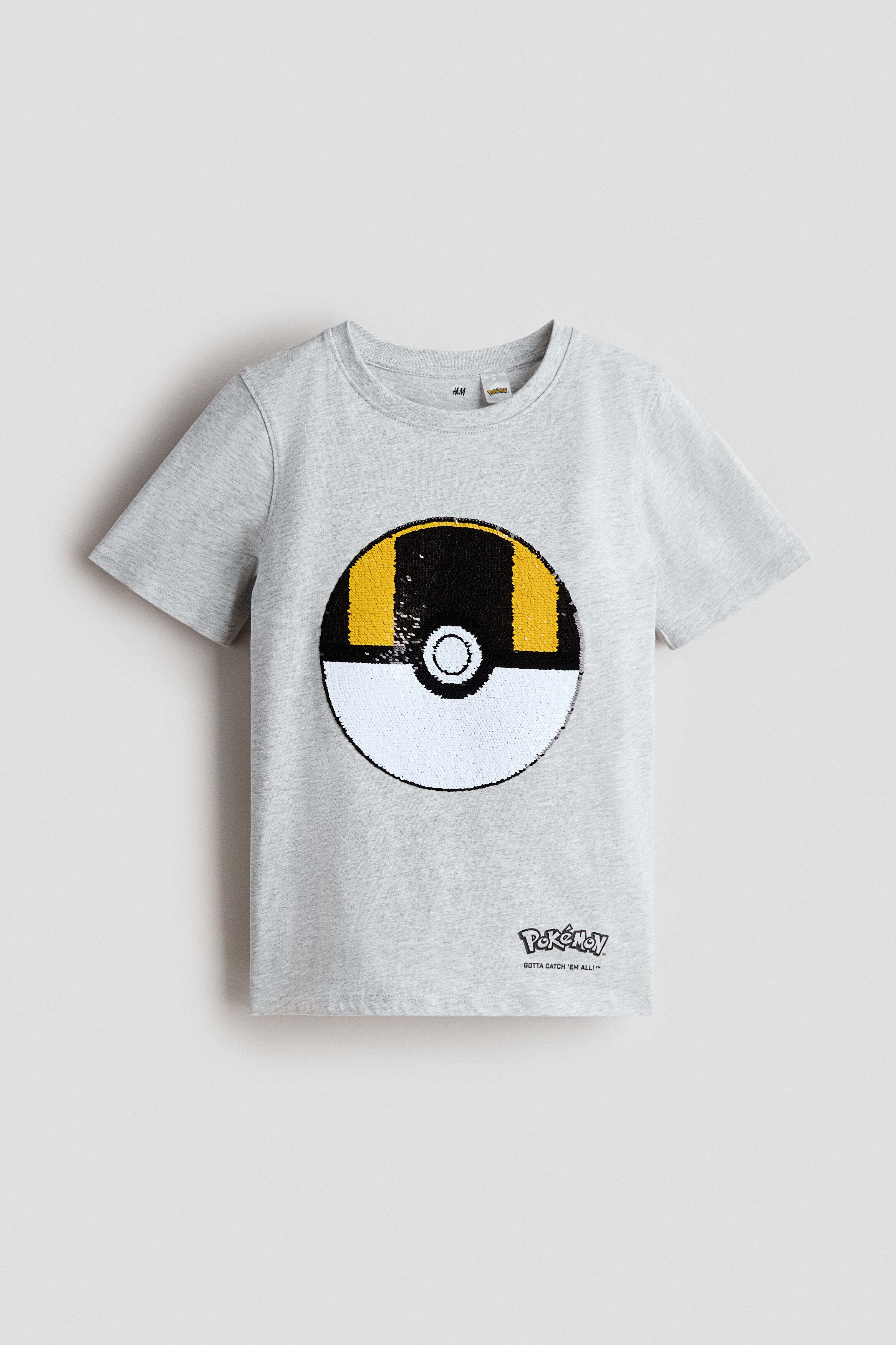 Reversible sequin T-shirt