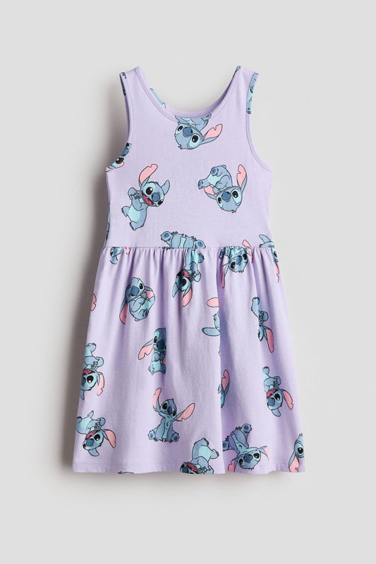 Printed cotton dress