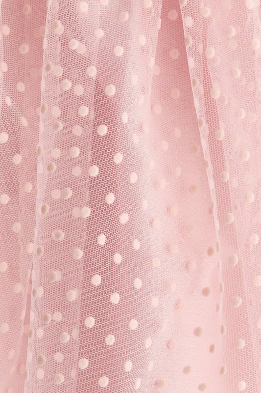Glittery tulle skirt