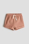 Cotton muslin shorts