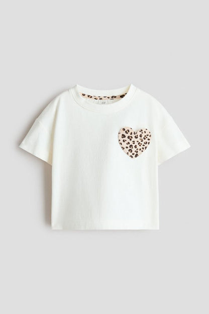 Motif-detail T-shirt