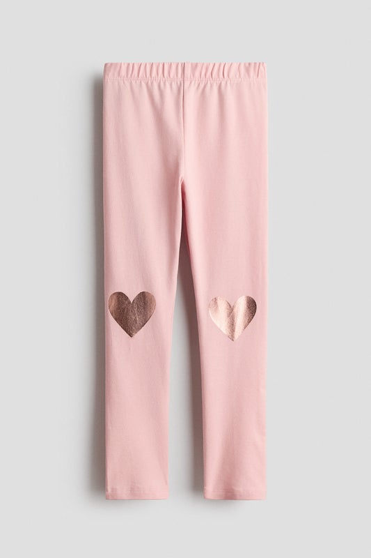 Printed jersey leggings