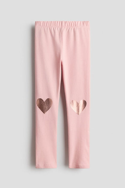 Printed jersey leggings