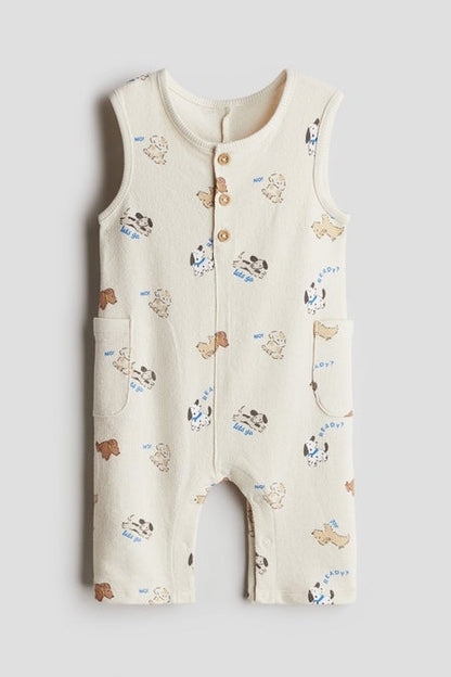Cotton romper suit